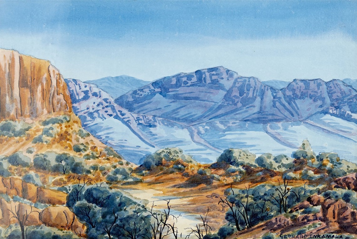 Gerhard Inkamala, Untitled (Landscape)