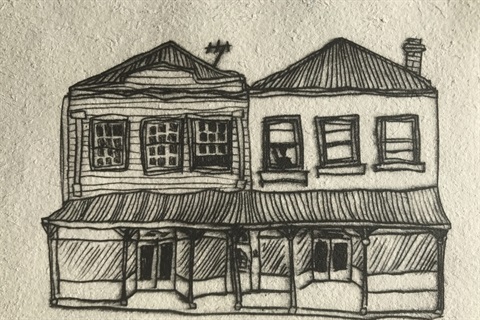 Sketch of Julia Street