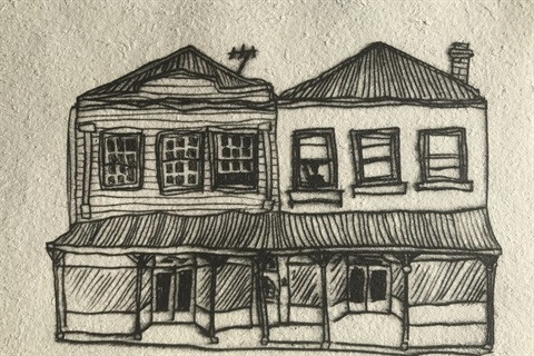 Sketch of Julia Street